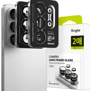 Kameros apsauginis stiklas Ringke Camera Frame Protector Galaxy S26 Ultra, juodas, 2 vnt.