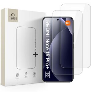 Apsauginė plėvelė Tech-Protect Hydro Flex+ Xiaomi Redmi Note 15 Pro+ 5G / Poco M8 Pro, 2 vnt., skaidri