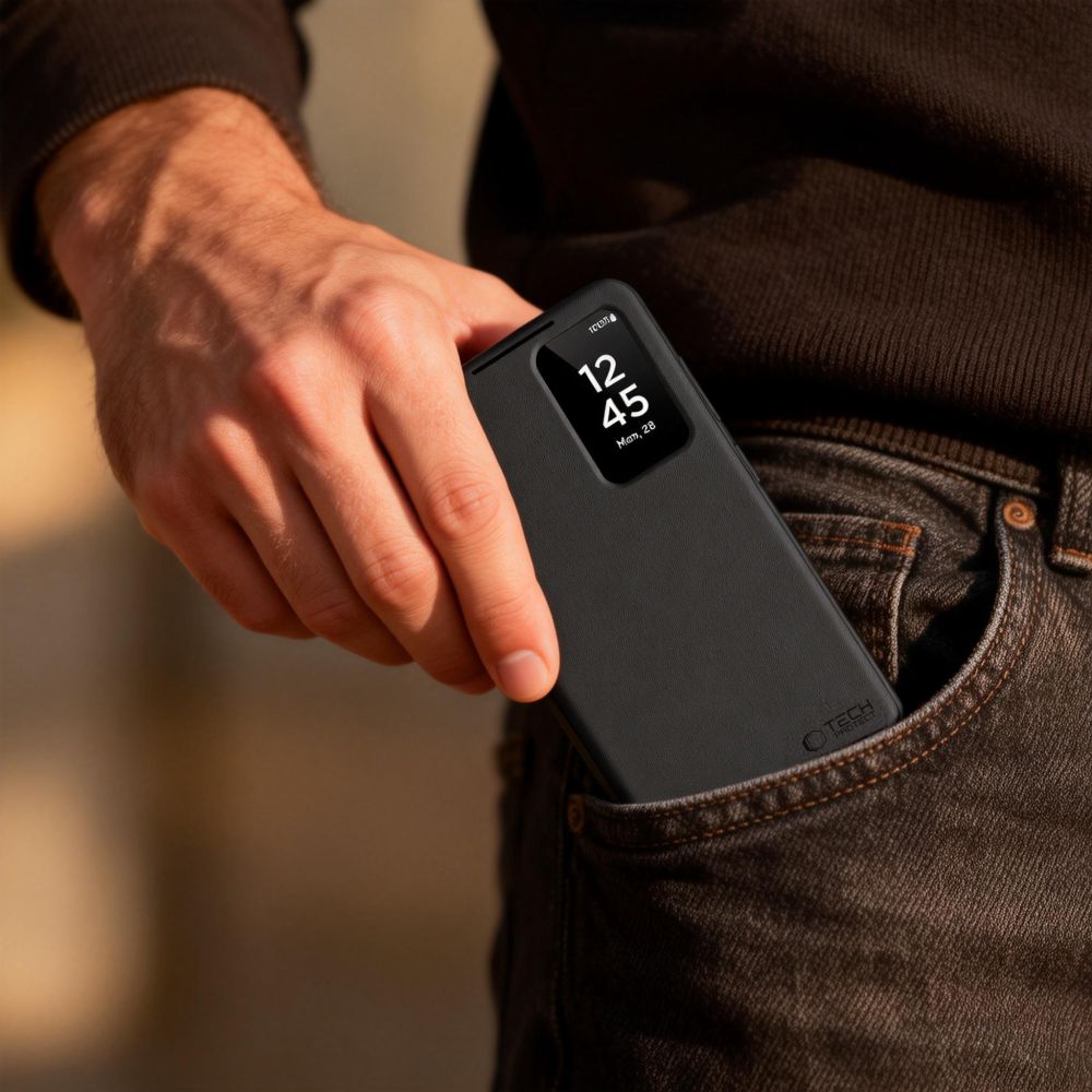 Dėklas Tech-Protect Smart Wallet Samsung Galaxy S26+, matinis juodas - Image 5