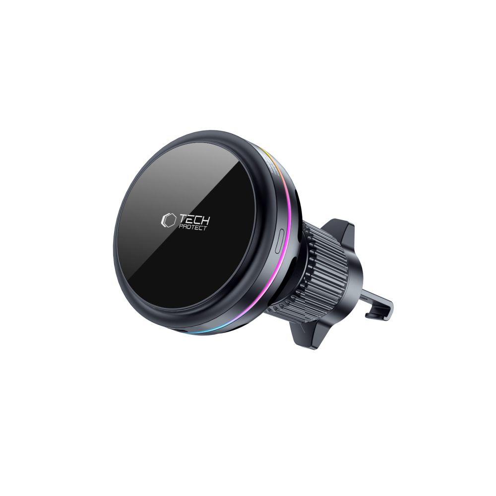 Automobilinis laikiklis su belaidžiu įkrovikliu Tech-Protect V9 ArcticBoost MagSafe Qi2.2 25W, juodas - Image 5