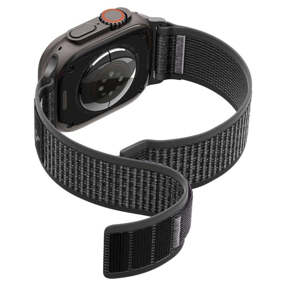 Dirželis Spigen Athlex Air 2 Apple Watch 8 / 9 / 10 / 11 / SE / Ultra (44 / 45 / 46 / 49 mm), juodai pilkas - Image 5