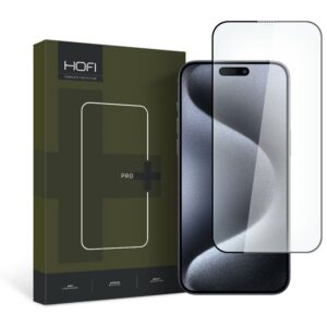 Apsauginis stiklas Hofi Glass Pro+ iPhone 15 Pro Max, juodas