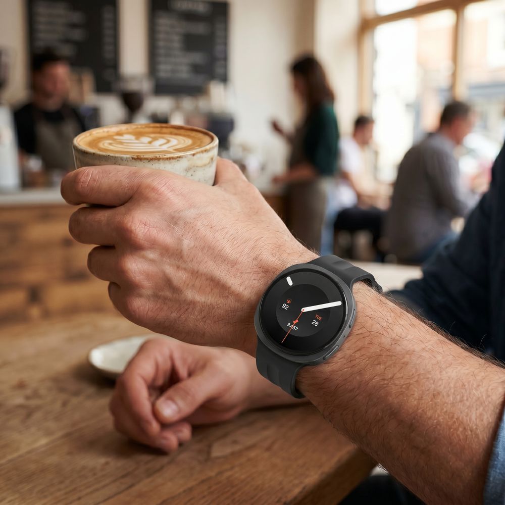 Dirželis Tech-Protect Silicone Evo Samsung Galaxy Watch 8 / 9 / Classic (40 / 44 / 46 mm), juodas - Image 4