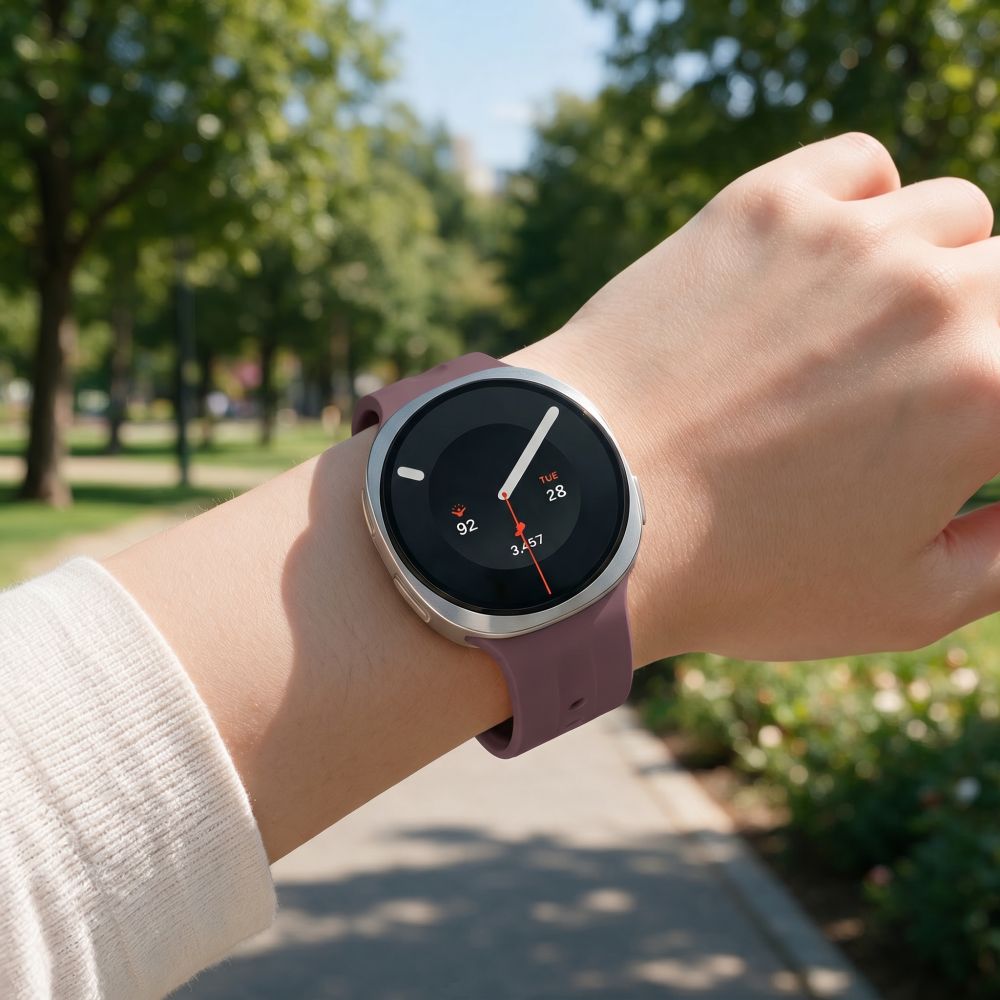 Dirželis Tech-Protect Silicone Evo Samsung Galaxy Watch 8 / 9 / Classic (40 / 44 / 46 mm), slyvinis - Image 5