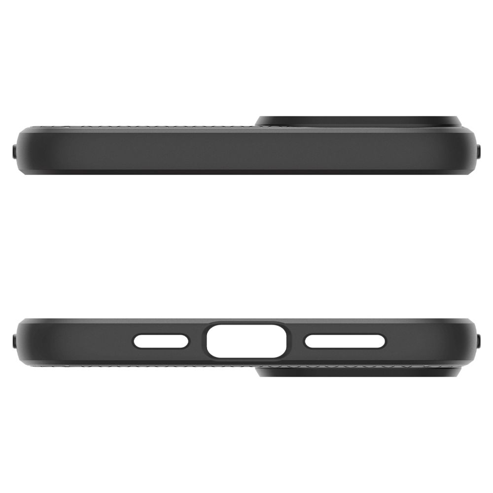 Dėklas Spigen Liquid Air iPhone 15 Matinis Juodas - Image 6