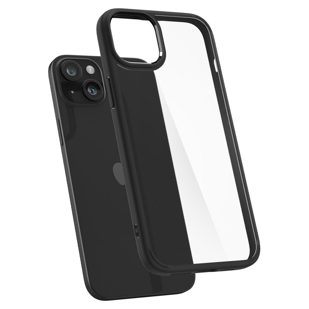 Dėklas Spigen Ultra Hybrid iPhone 15, matinis juodas - Image 6