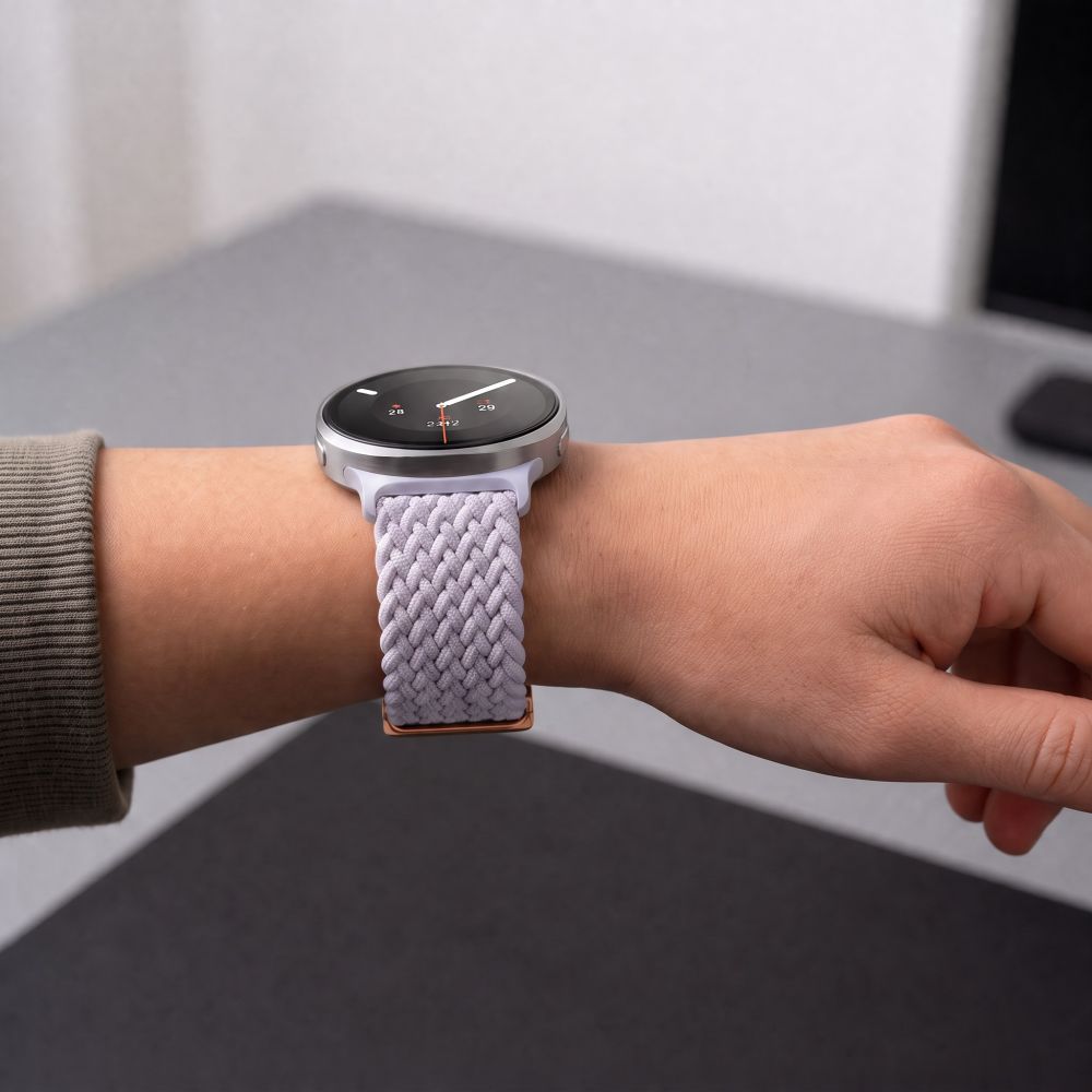 Dirželis Tech-Protect NylonMag Samsung Galaxy Watch 8 / 9 / Classic (40 / 44 / 46 mm), melsvai violetinis - Image 4