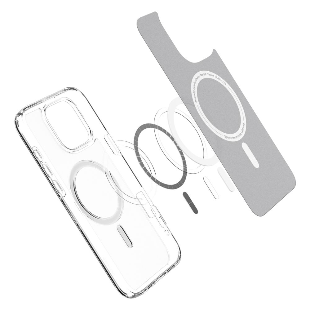 Dėklas Spigen Ultra Hybrid Mag MagSafe iPhone 16 Pro, matinis skaidrus - Image 5