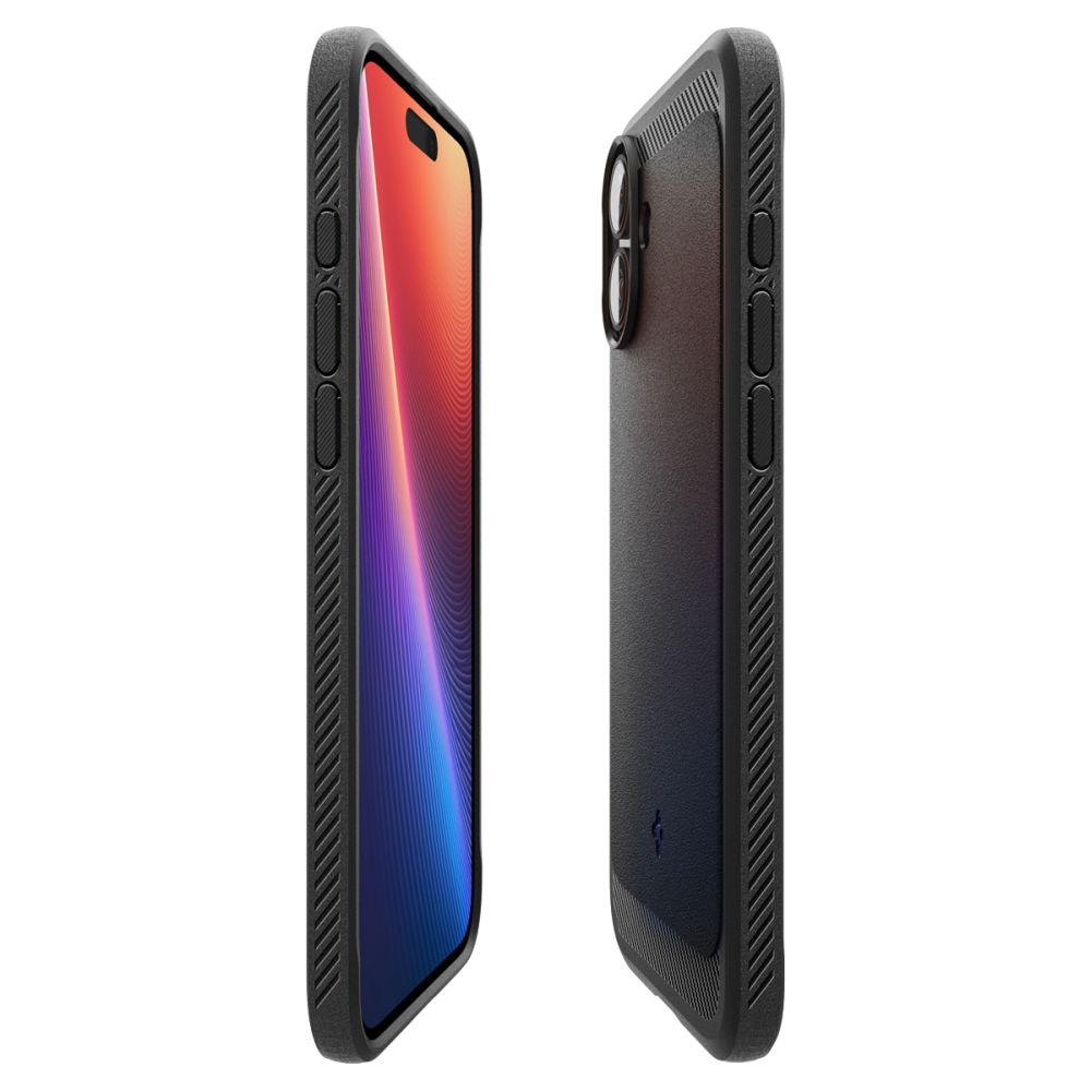 Dėklas Spigen Rugged Armor Mag MagSafe iPhone 16, matinis juodas - Image 6
