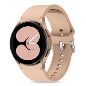 Dirželis Tech-Protect Silicone Samsung Galaxy Watch 4 / 5 / 5 Pro / 6 / 7 / FE, kavos spalvos