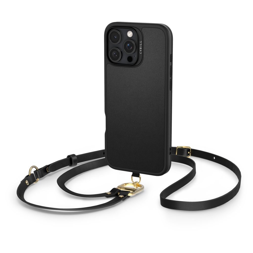 Dėklas Spigen Cyrill Kajuk Classic Charm Mag MagSafe iPhone 16 Pro Max, juodas