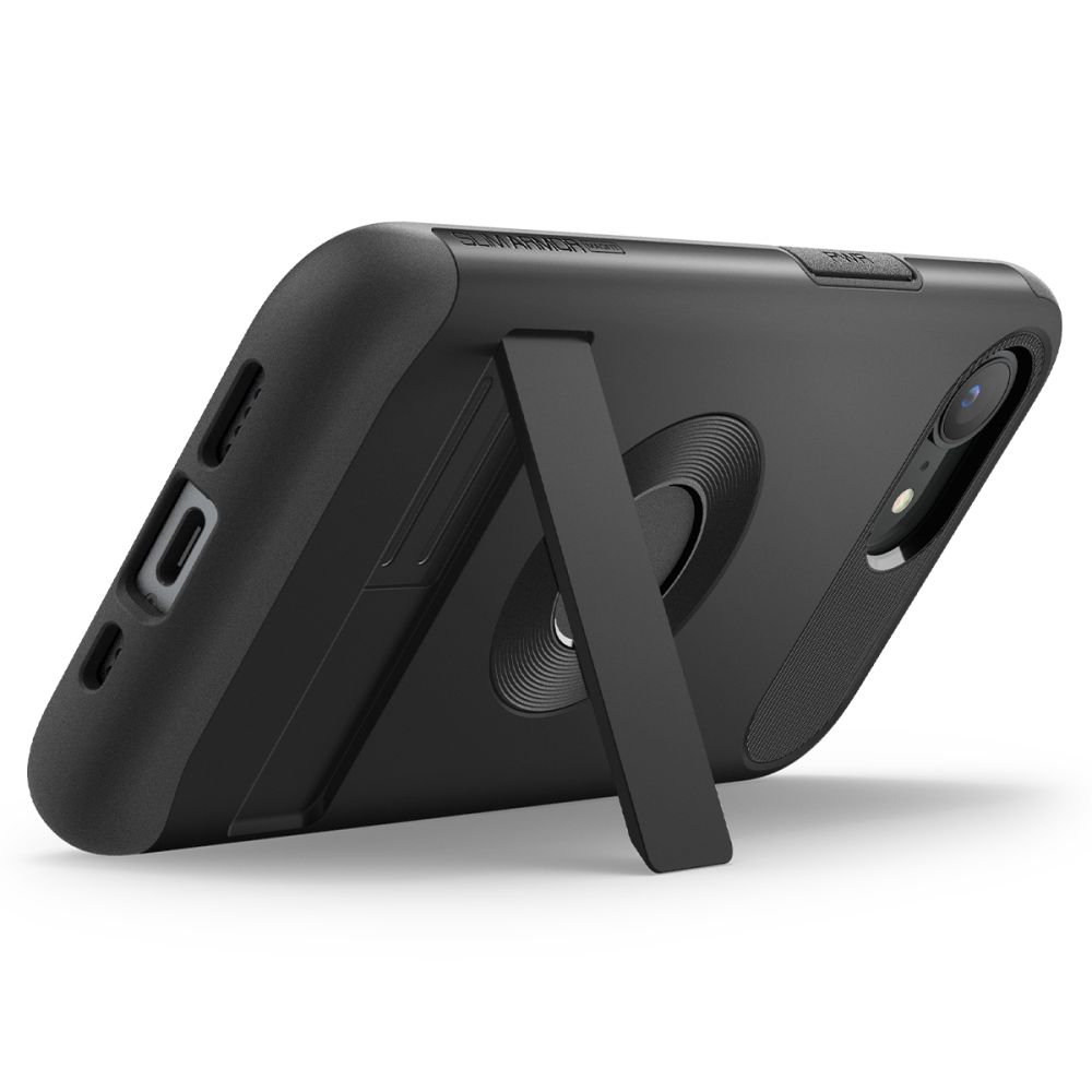Dėklas Spigen Slim Armor Mag MagSafe iPhone 16e / 17e, juodas - Image 6