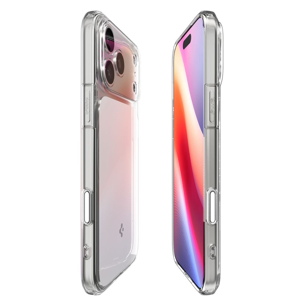 Dėklas Spigen Ultra Hybrid 'T' MagSafe iPhone 17 Pro Max, blizgus baltas - Image 6
