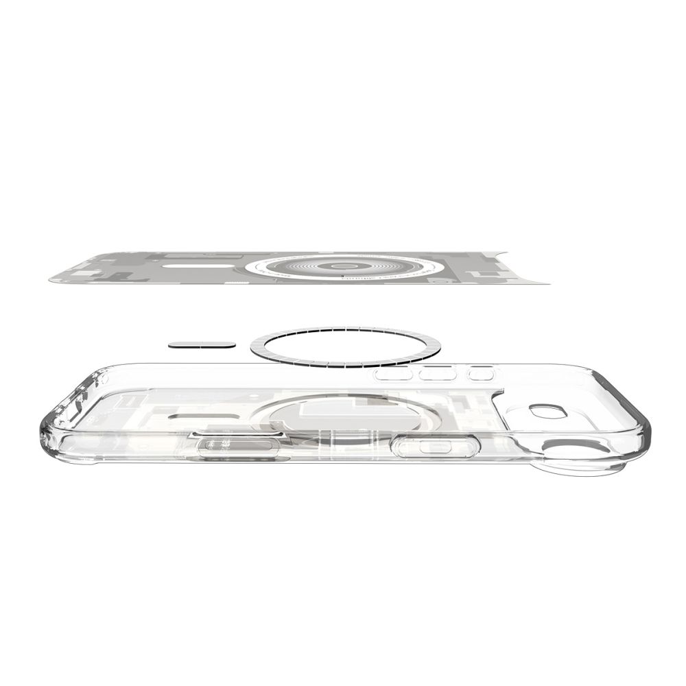 Dėklas Spigen Ultra Hybrid Mag iPhone Air, Zero One Natural Titanium - Image 7