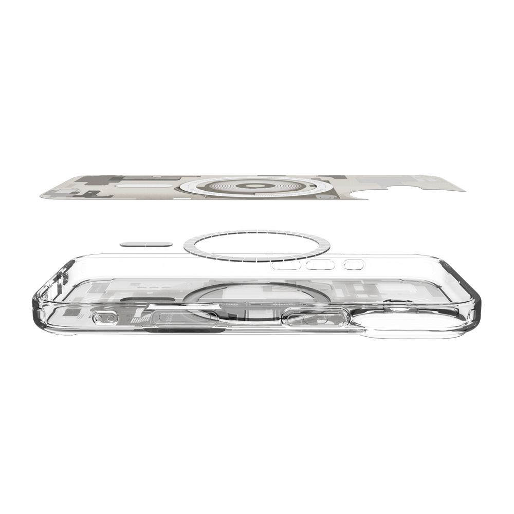 Dėklas Spigen Ultra Hybrid MagSafe Zero One iPhone 17, natūralios titano spalvos - Image 7