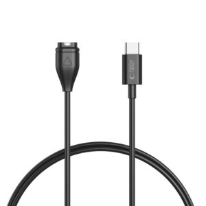 Įkrovimo kabelis Tech-Protect MC04 UltraBoost Type-C Garmin, 100 cm, juodas