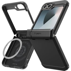 Dėklas Spigen Tough Armor Pro Mag Galaxy Z Flip 6 / 7 FE, juodas