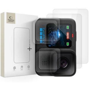 Apsauginis stiklas Tech-Protect Glass Fit+ GoPro Hero 9 / 10 / 11 / 12, 2 vnt., skaidrus