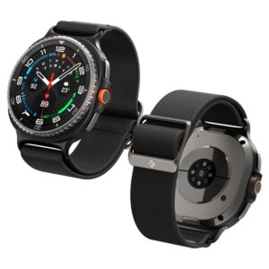 Dirželis Spigen Fit Lite Samsung Galaxy Watch 8 / 9 / Classic (40 / 44 / 46 mm), juodas
