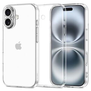 Dėklas Tech-Protect FlexAir iPhone 17, skaidrus