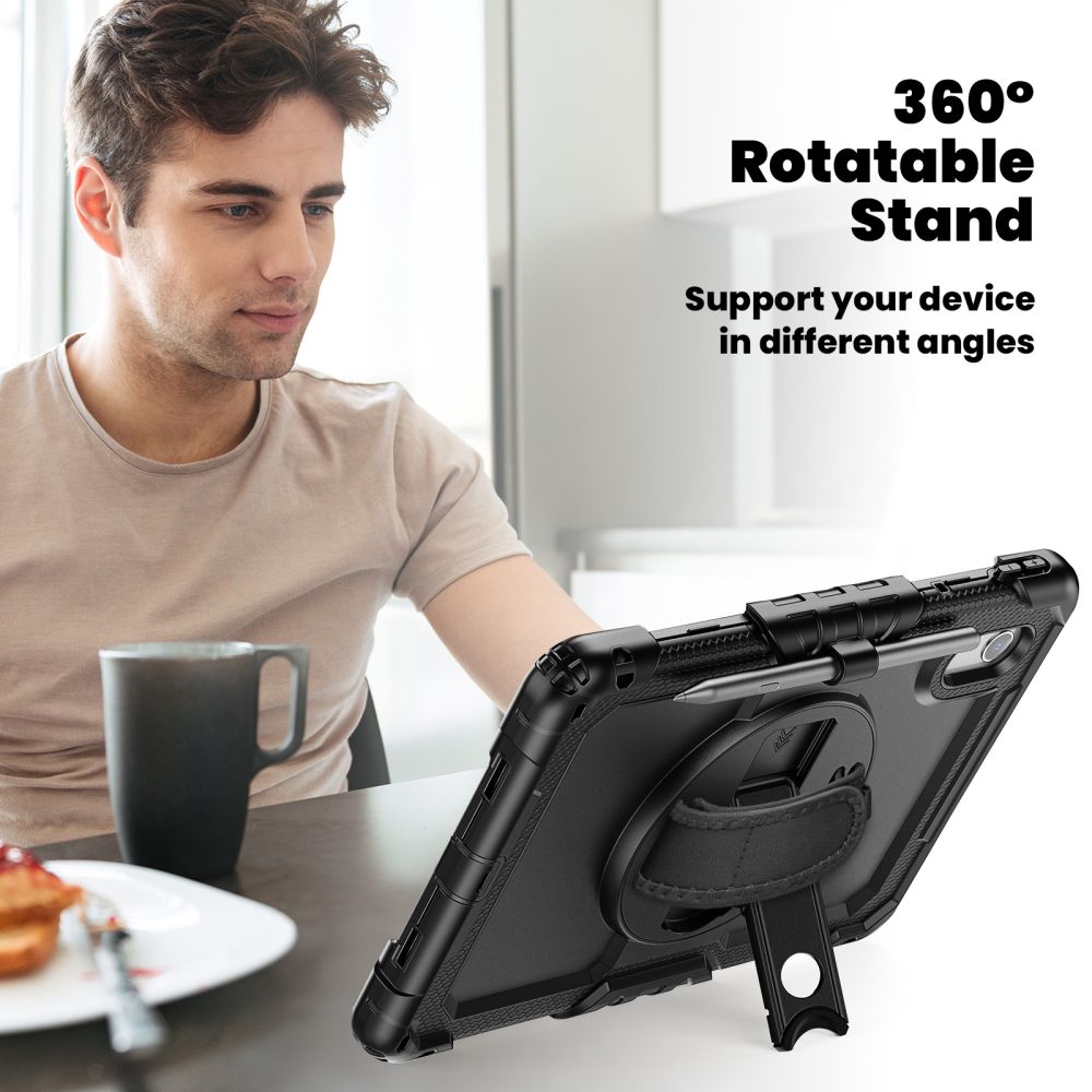 Dėklas Tech-Protect Solid 2-Set Lenovo Idea Tab / K11 Gen 2 11.0 TB-336, juodas - Image 7