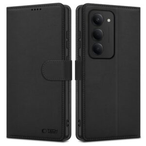 Dėklas Tech-Protect Wallet Xiaomi Redmi 15 4G / 5G, juodas