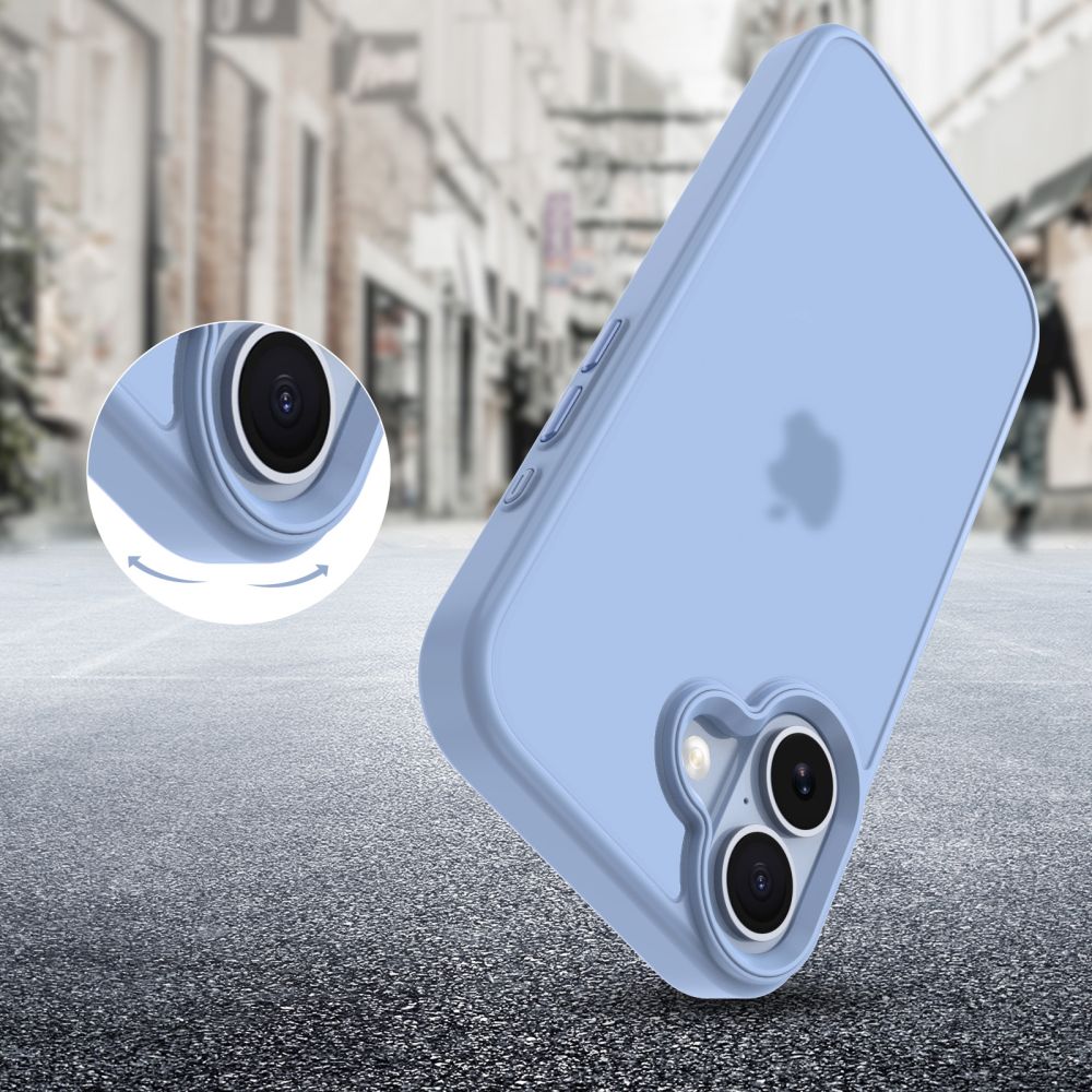 Dėklas Tech-Protect Magmat iPhone 17, matinis rūko mėlynas - Image 4