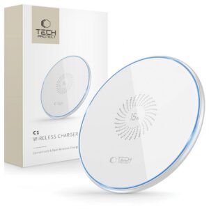 Belaidis įkroviklis Tech-Protect QI15W-C1 15W Baltas