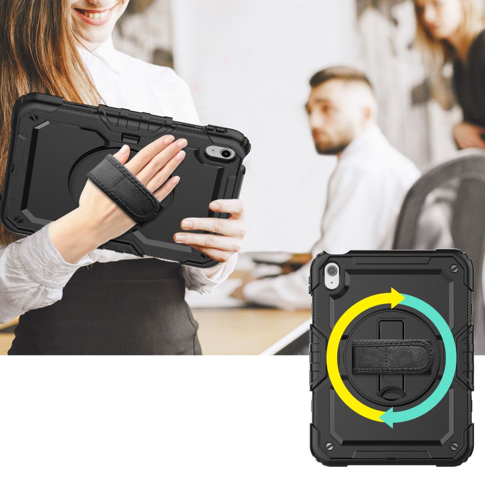 Dėklas Tech-Protect Solid 2-Set iPad 10.9 col. 10 (2022) / 11 col. 11 (2025) Juodas - Image 7