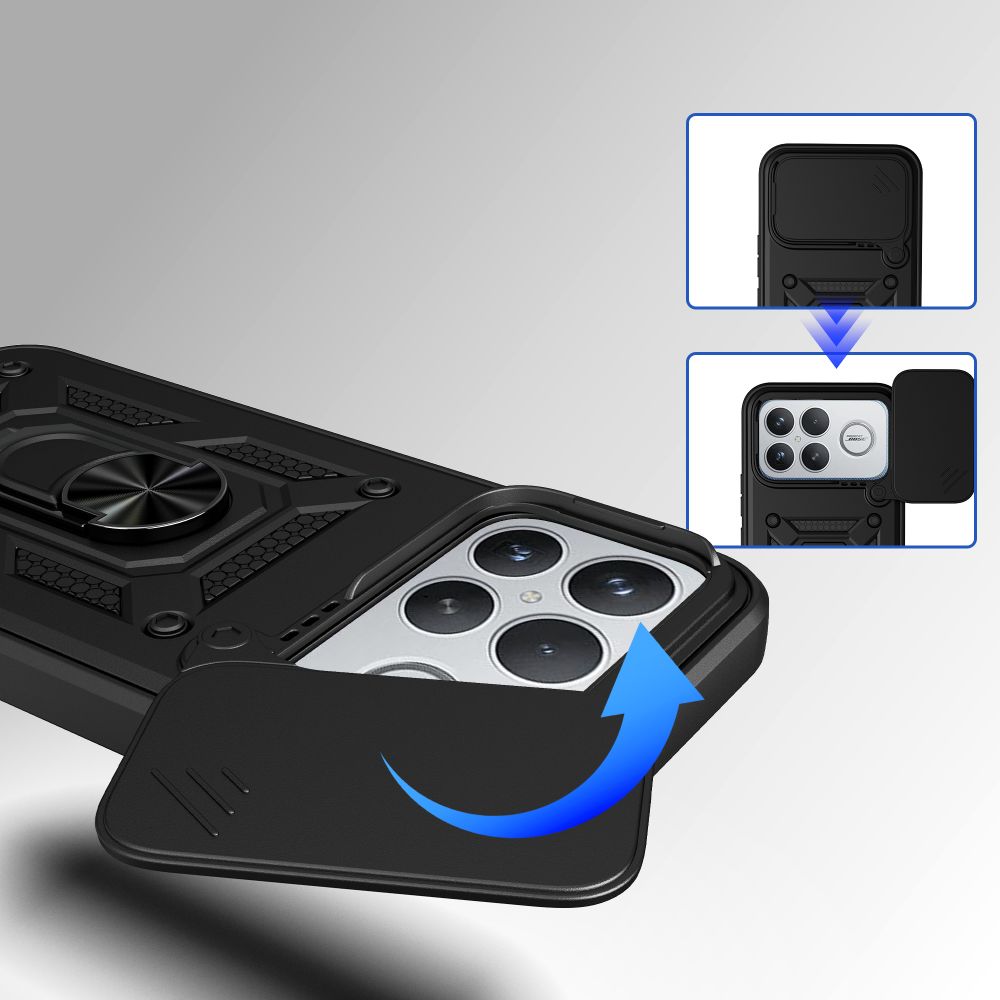 Dėklas Tech-Protect CamShield Pro Xiaomi Poco F8 Ultra, juodas - Image 5