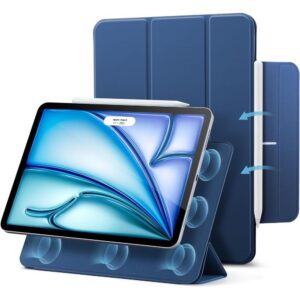 Dėklas ESR Rebound Magnetic iPad Air 10.9 colio (4/5) / 11 colio (6/7/8), tamsiai mėlynas