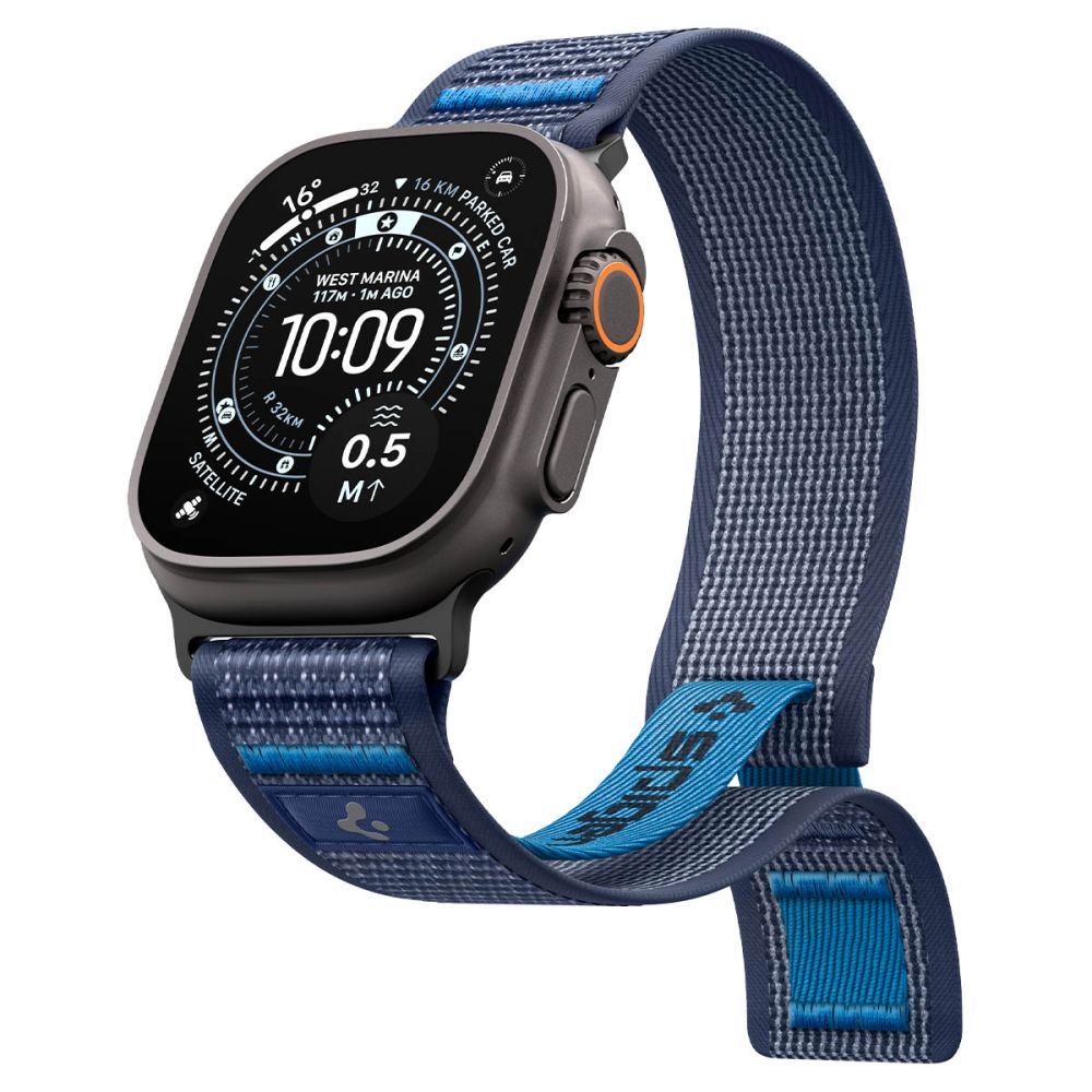 Dirželis Spigen Athlex Air 2 Apple Watch 8 / 9 / 10 / 11 / SE / Ultra (44 / 45 / 46 / 49 mm), tamsiai mėlynas - Image 6