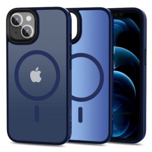 Dėklas Tech-Protect MagMat MagSafe iPhone 13, tamsiai mėlynas