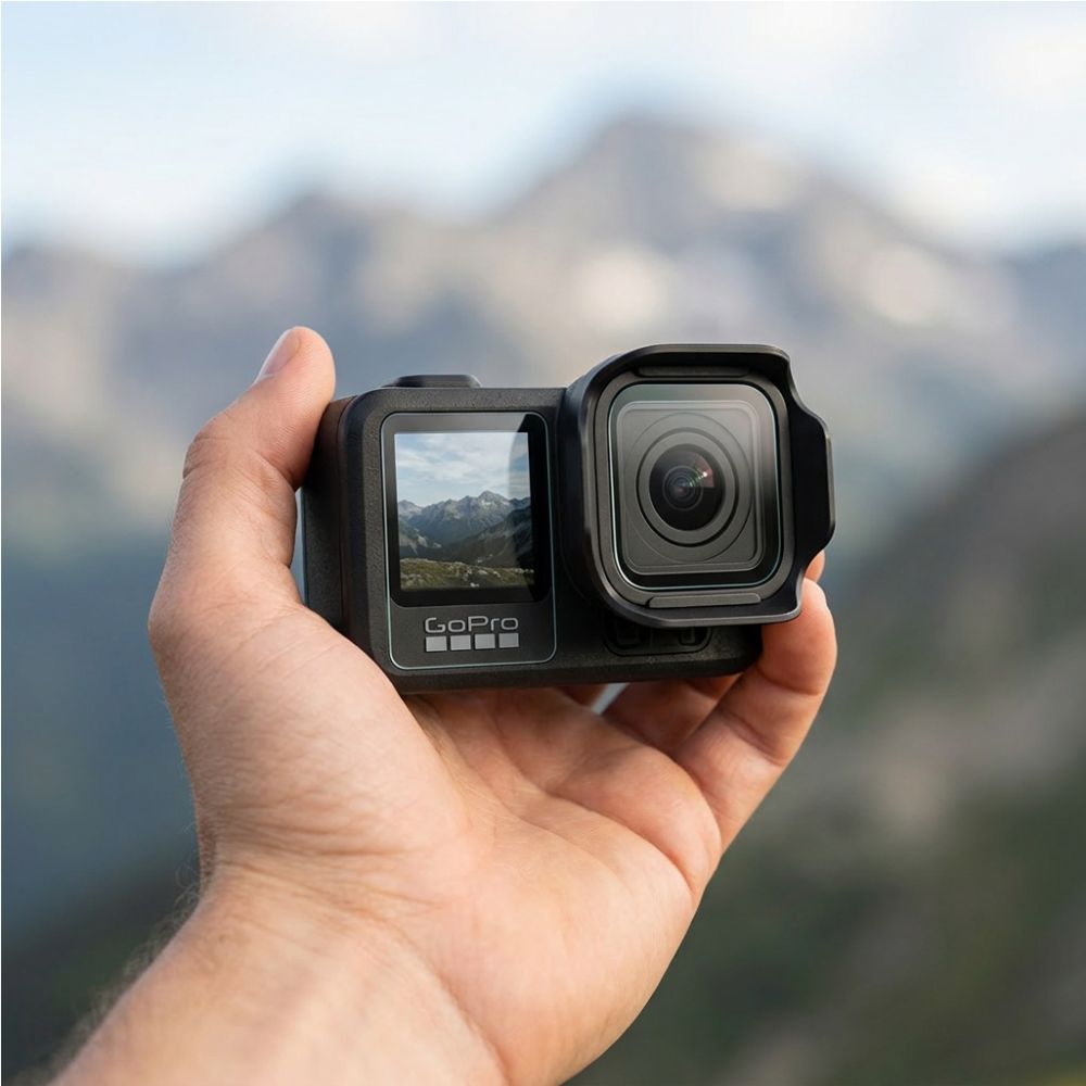 Apsauginis rinkinys Tech-Protect Foil & Glass Fit+ GoPro Mission 1 / Pro, 2 vnt., skaidrus - Image 5