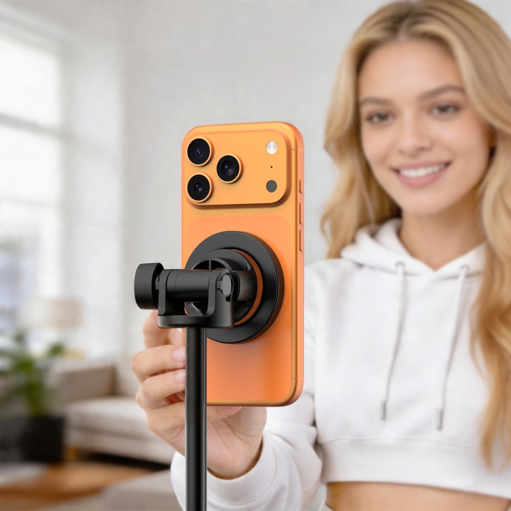 Selfie lazda Tech-Protect L03S MagSafe Bluetooth Tripod, juoda - Image 6