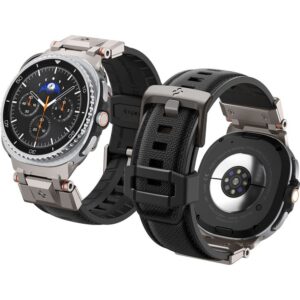 Dirželis Spigen DuraPro Armor Samsung Galaxy Watch 8 / 9 / Classic (40 / 44 / 46 mm), juodas