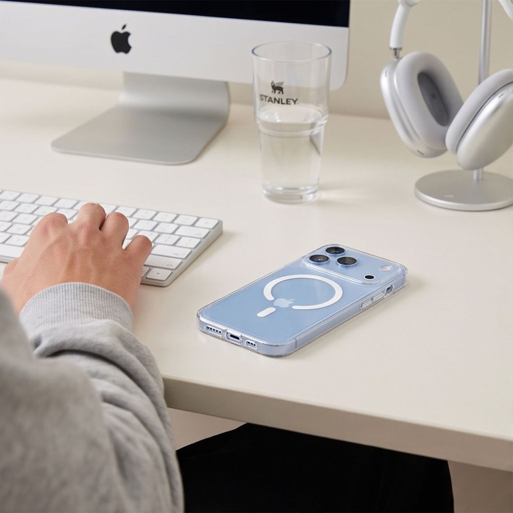 Dėklas Tech-Protect FlexAir MagSafe iPhone 17 Pro / 18 Pro, skaidrus - Image 5