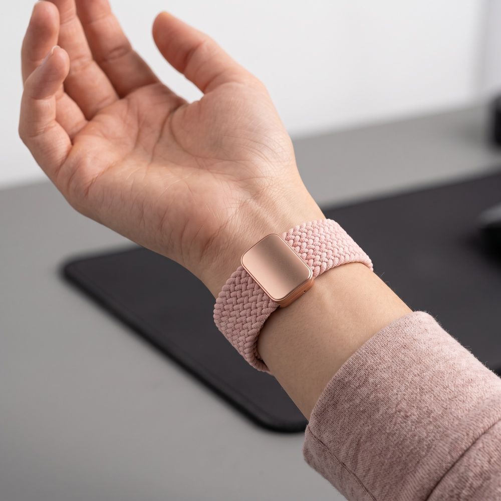 Dirželis Tech-Protect NylonMag Samsung Galaxy Watch 8 / 9 / Classic (40 / 44 / 46 mm), pilkai rožinis - Image 5