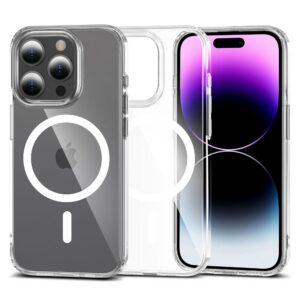 Dėklas Tech-Protect Flexair Hybrid MagSafe iPhone 15 Pro, skaidrus