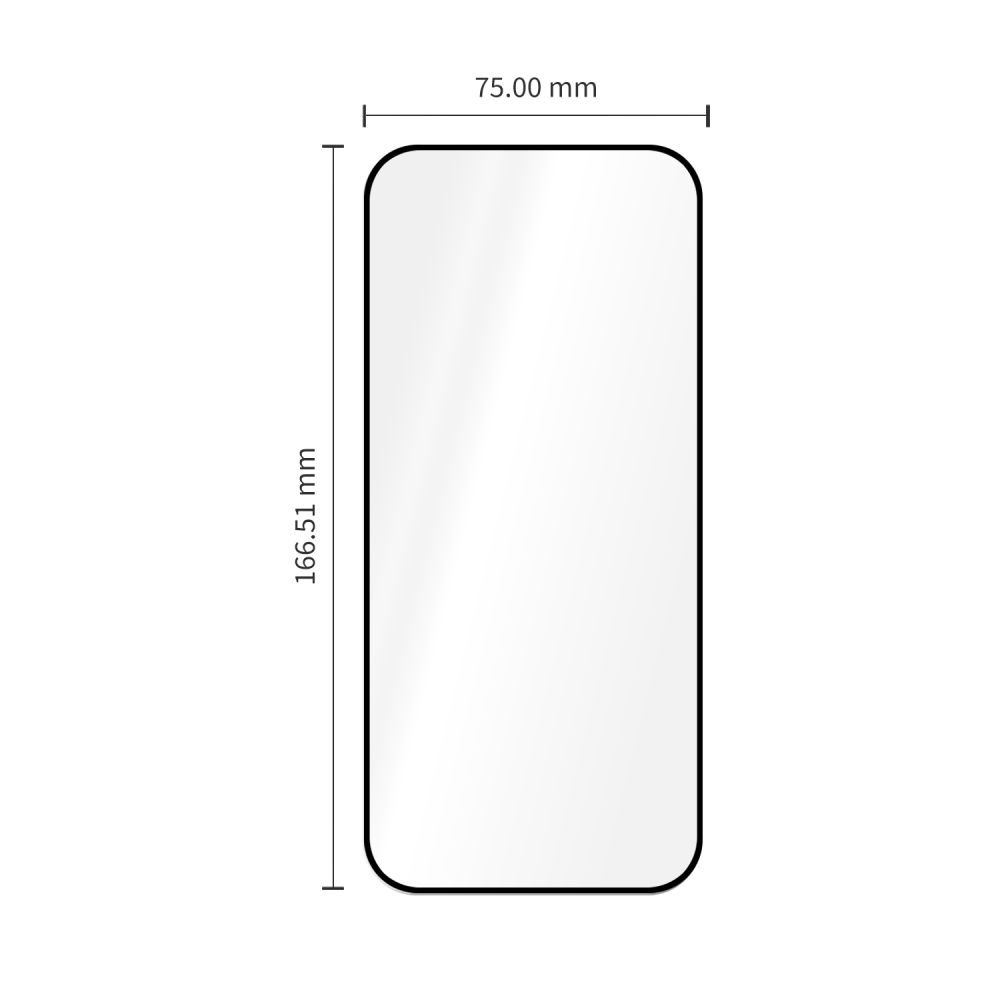 Apsauginis stiklas Tech-Protect Glass Fit+ Redmi 17 4G / 5G, 2 vnt., juodas - Image 2