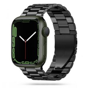 Dirzelis Tech-Protect Stainless Apple Watch 8 / 9 / 10 / 11 / SE / Ultra (44 / 45 / 46 / 49 mm), Juodas