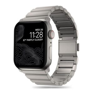 Dirželis Tech-Protect SteelBand Apple Watch 8 / 9 / 10 / 11 / SE / Ultra (44 / 45 / 46 / 49 mm), titaninis