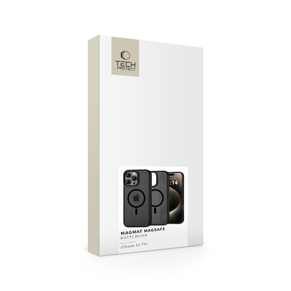 Dėklas Tech-Protect MagMat MagSafe iPhone 16 Pro, matinis juodas - Image 5