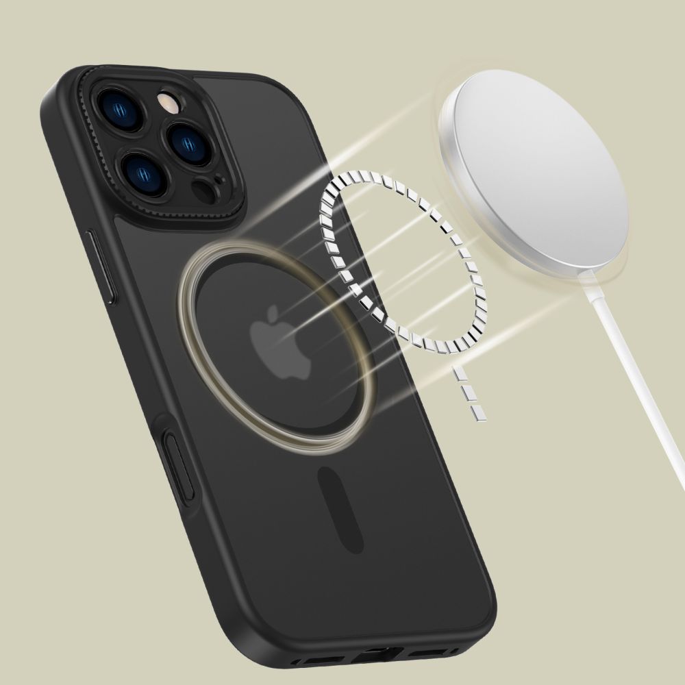 Dėklas Tech-Protect MagCam MagSafe iPhone 16 Pro Max, matinis juodas - Image 3
