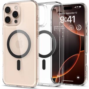 Dėklas Spigen Ultra Hybrid MagSafe iPhone 16 Pro Max, karbono pluošto