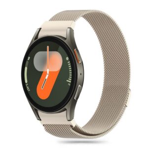 Dirželis Tech-Protect Milaneseband Samsung Galaxy Watch 4 / 5 / 5 Pro / 6 / 7 / FE, žvaigždžių šviesos