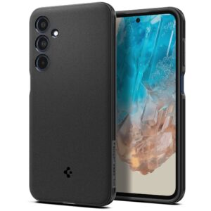Dėklas Spigen Essential SandBlast Samsung Galaxy M35 5G, matinis juodas