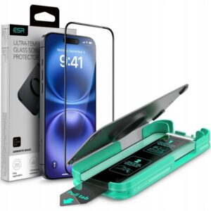 Apsauginis stiklas ESR Armorite iPhone 16 Pro, juodas