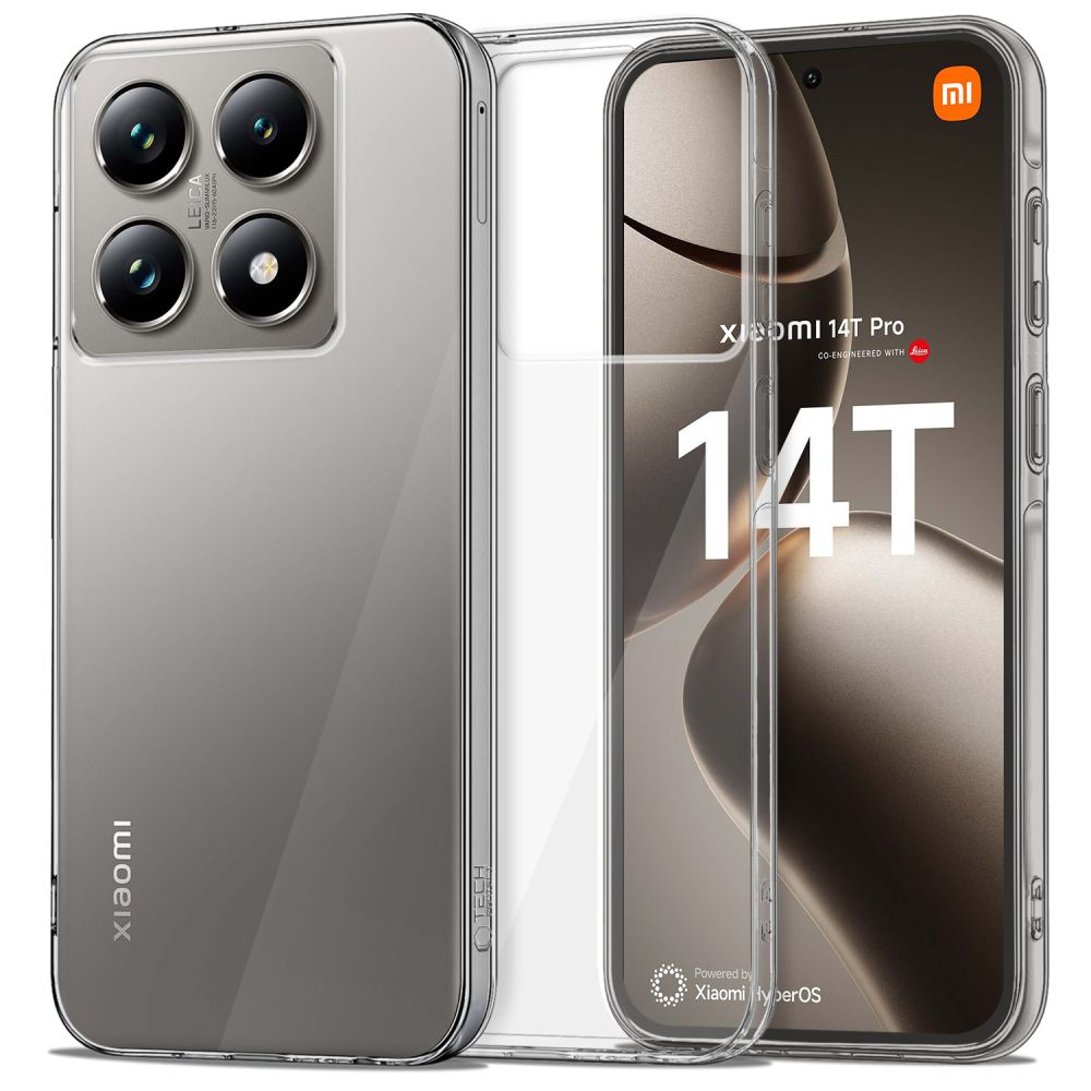 Dėklas Tech-Protect Flexair Hybrid Xiaomi 14T Pro, skaidrus