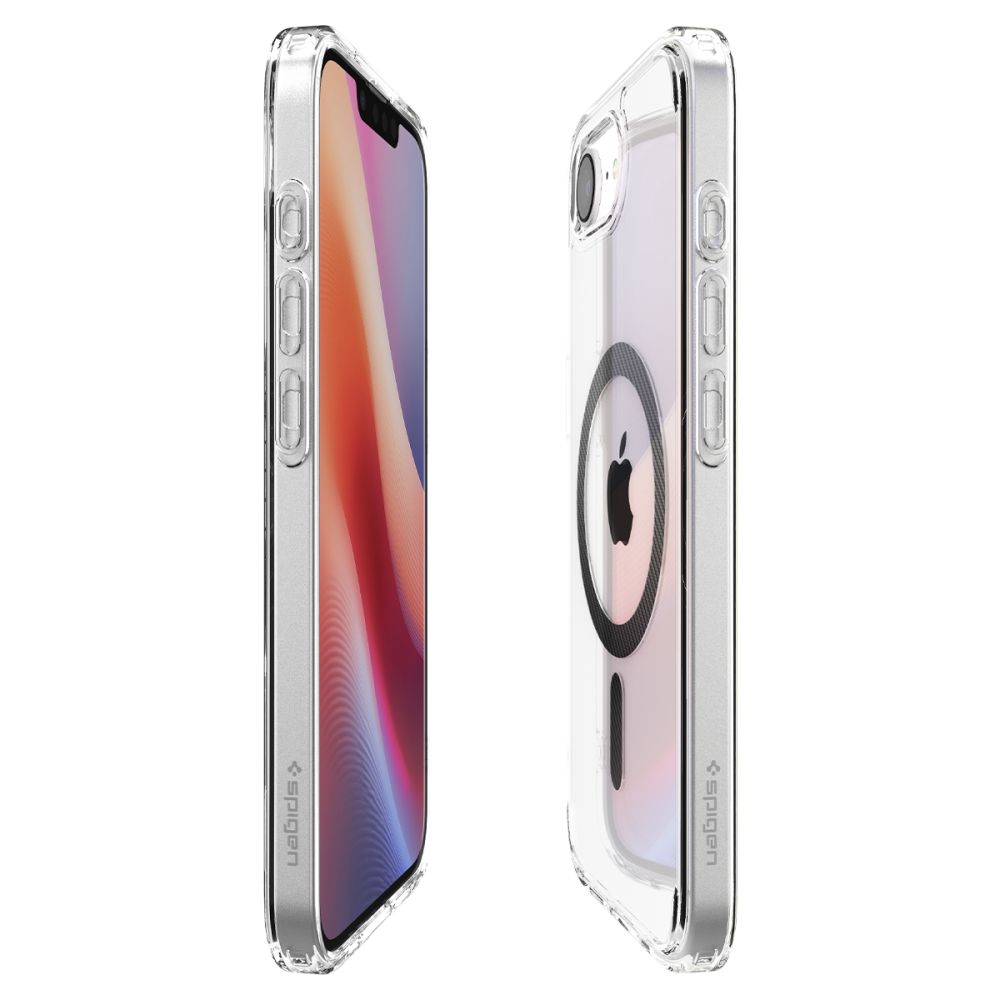 Dėklas Spigen Ultra Hybrid Mag MagSafe iPhone 16e / 17e, karbono rašto - Image 7